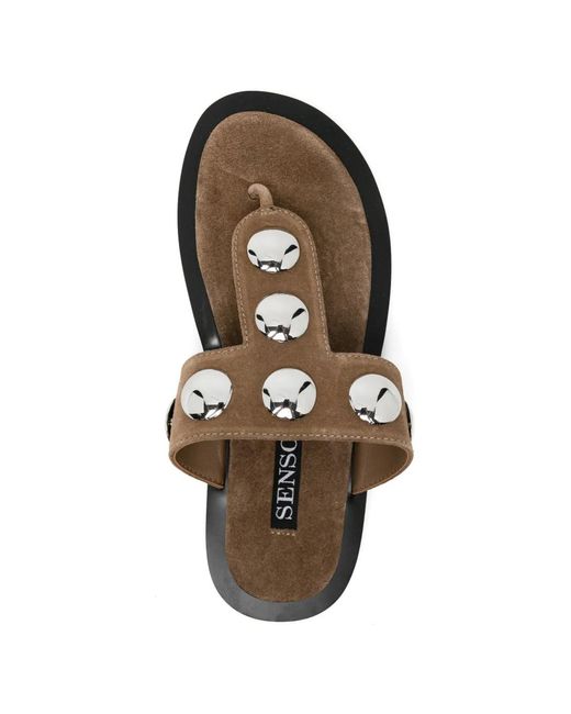 Senso White Anna Ii Flat Sandals