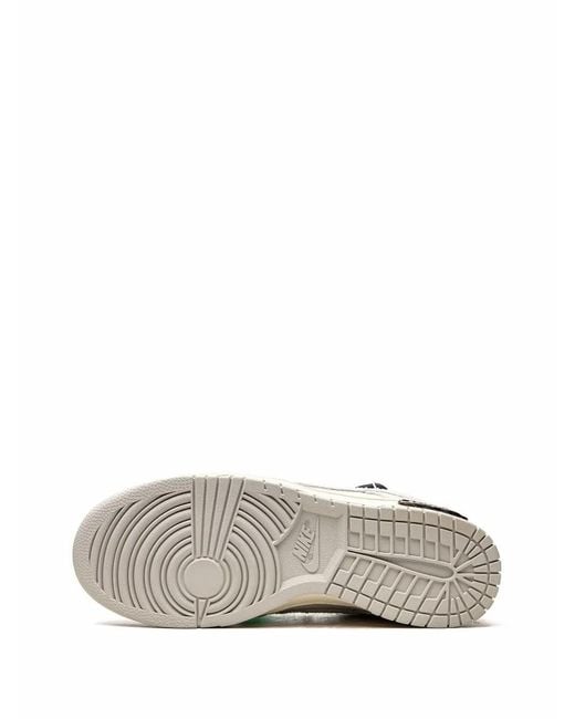 NIKE X OFF-WHITE White Dunk Low "Lot 20" Sneakers