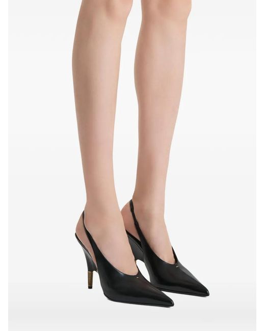 Khaite Black Bella Pumps