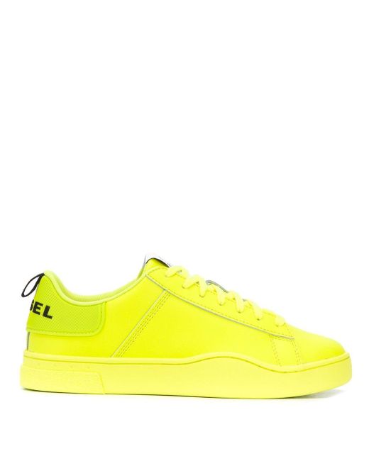 Zapatillas fluorescente DIESEL de color Yellow