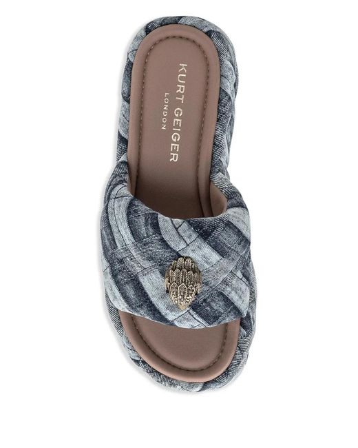 Kurt Geiger Gray Kensington Puff Sandalwood