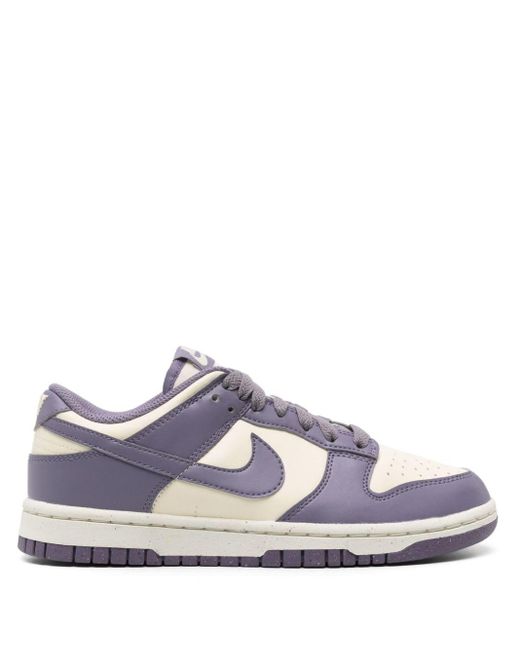 Nike White Dunk Panelled Sneakers