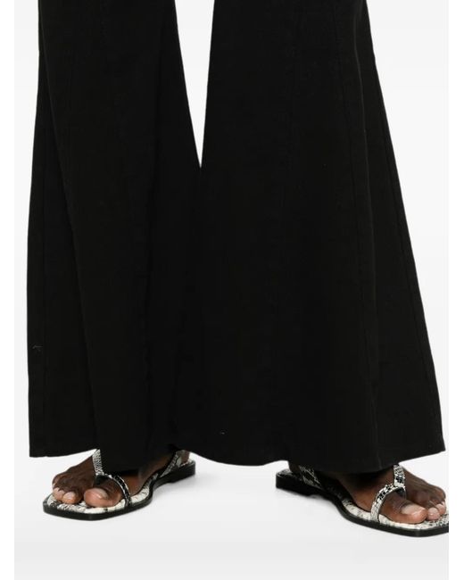 MOUTAKI Flared Broek in het Black