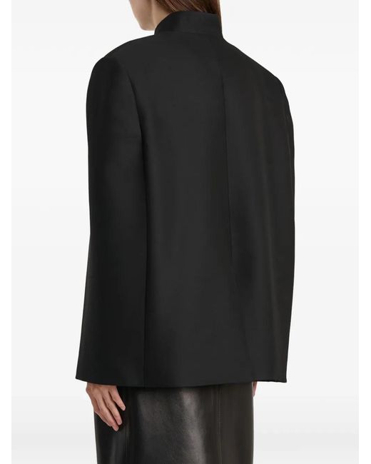 Khaite Black Long-Sleeve Jacket