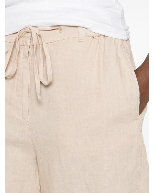 Marc O' Polo Natural Drawstring-Waist Shorts