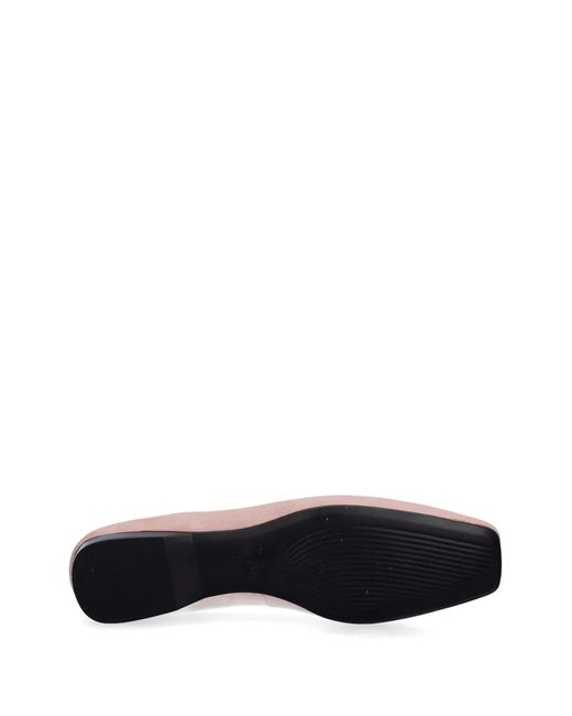 Vagabond Pink Delia Square-Toe Ballet Flats