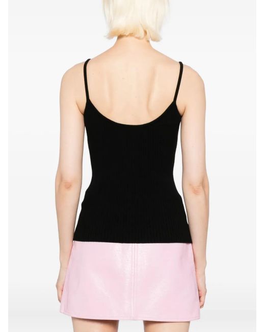Courreges リエディション タンクトップ Black