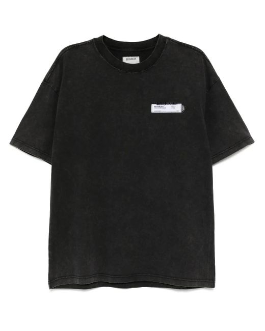 メンズ Musium Div. ロゴ Tシャツ Black