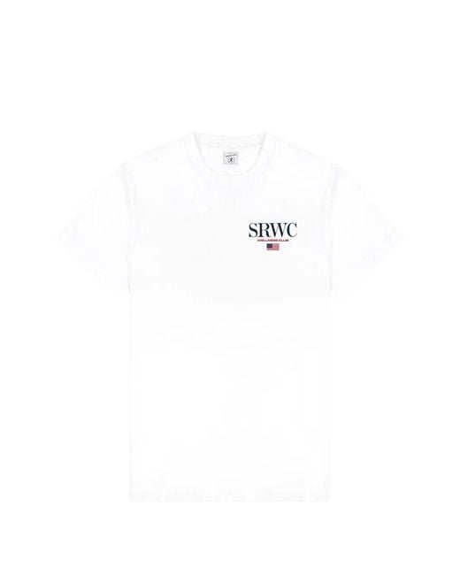 Sporty & Rich White Logo T-Shirt