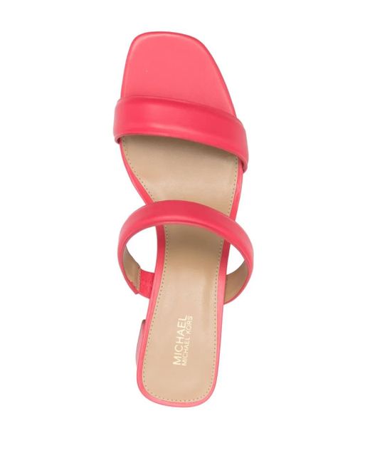 Mules Jules con tacón de 60mm MICHAEL Michael Kors de color Pink