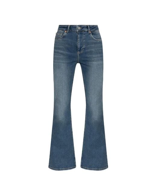 AllSaints Blue Maisie Flared Jeans