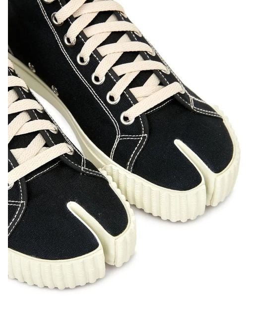 Maison Margiela Black Tabi High-Top Sneakers