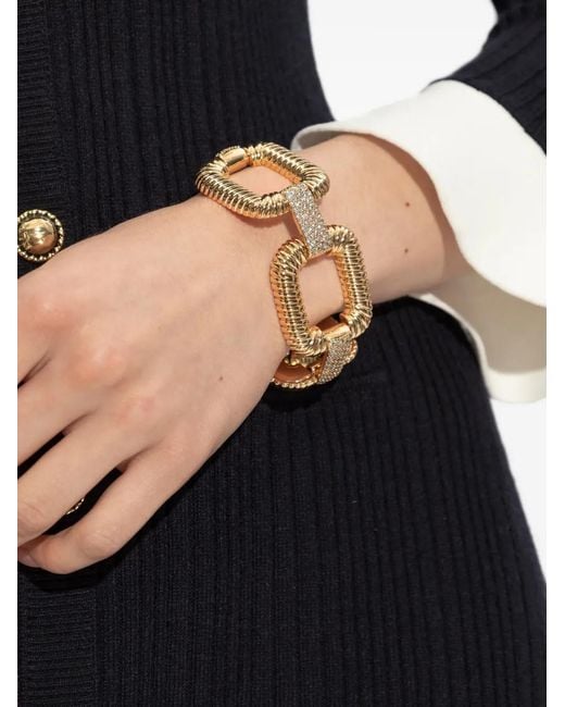Self-Portrait Metallic Knocker Bracelet