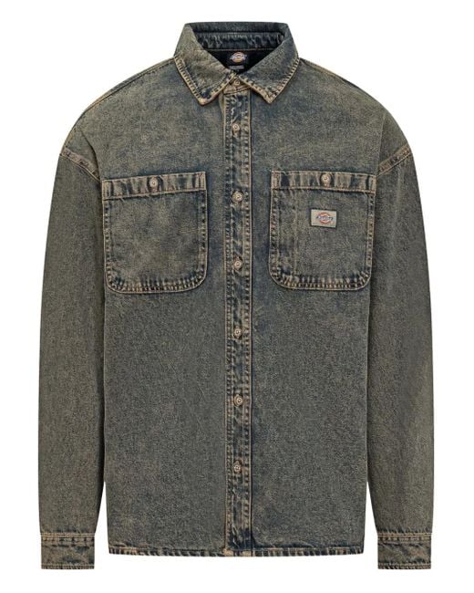 Camicia Houston di Dickies in Gray da Uomo