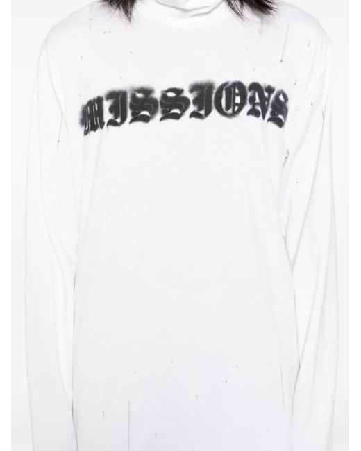 メンズ MASTERMIND WORLD ロゴ Tシャツ White