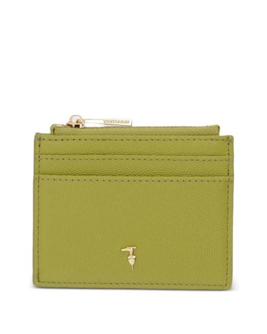 Trussardi Green Cameo Card Holder