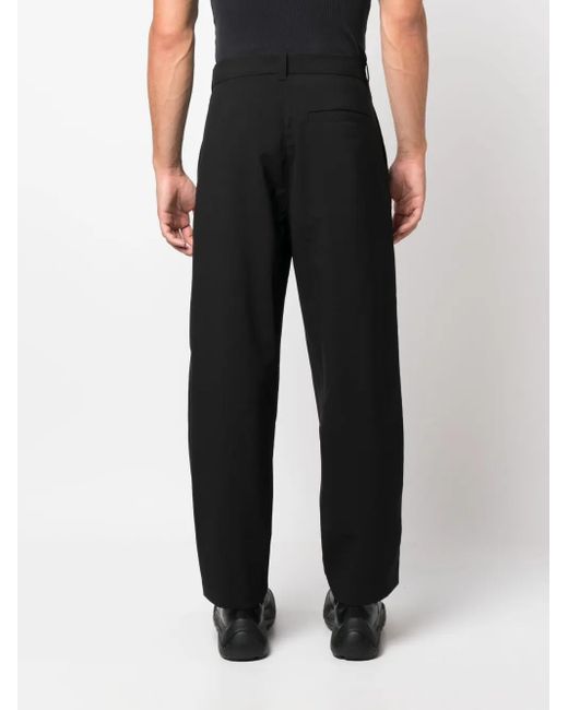 OAMC Black Shasta Straight-Leg Trousers for men