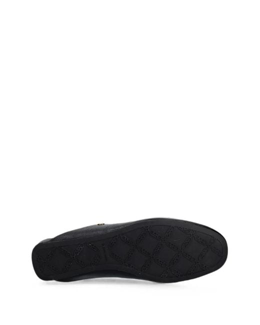 MICHAEL Michael Kors Black Cady Leather Mules