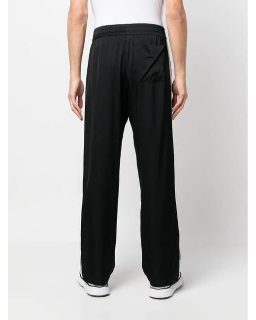 BLUE SKY INN Black Side-Stripe Track Pants for men
