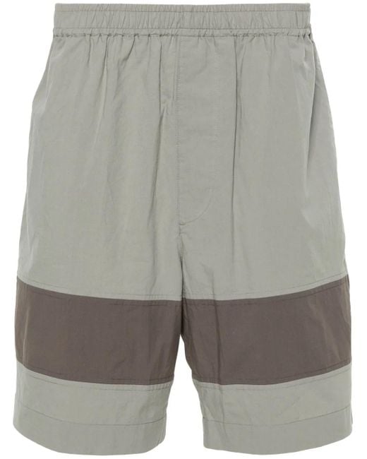 Craig Green Gray Barrel Cotton Bermuda Shorts for men