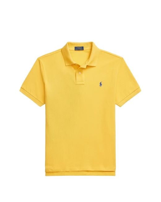 Polo Ralph Lauren Yellow Polo À Logo Poitrine for men
