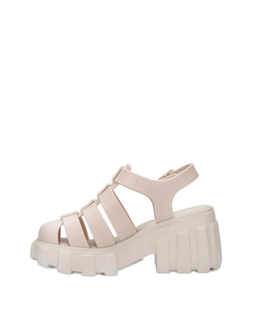 Melissa 50mm Megan Chunky Platform Sandals Natural