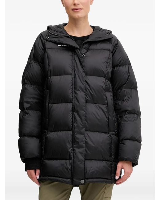 Mammut Black Doudoune À Logo Imprimé