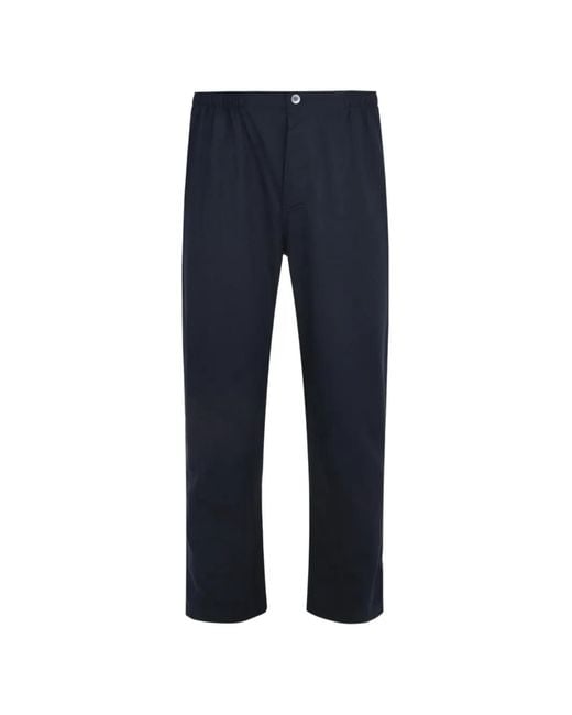Zimmerli of Switzerland Blue Paisley-Jacquard Cotton Pajamas for men