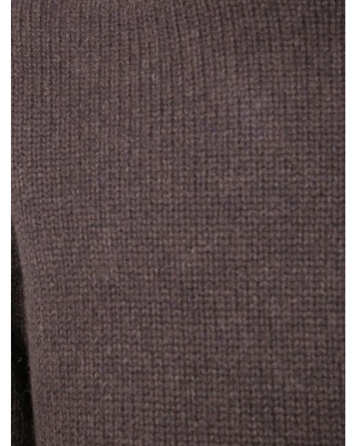 Studio Nicholson Gray Loris High-Neck Sweater