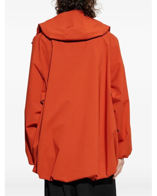 Lacoste Red Hoodie Zip Coat