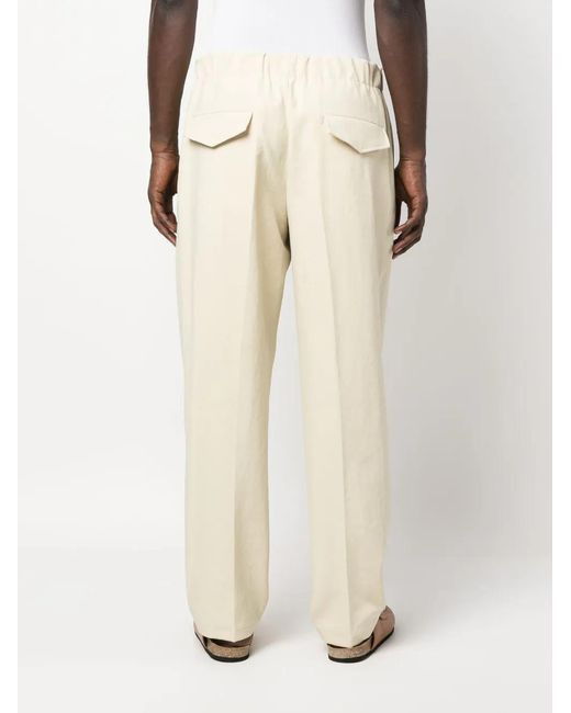 Jil Sander Natural Pants With Elastic Waistband for men
