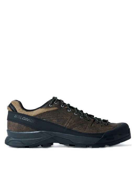Salomon Black X-Alp Lace-Up Sneakers