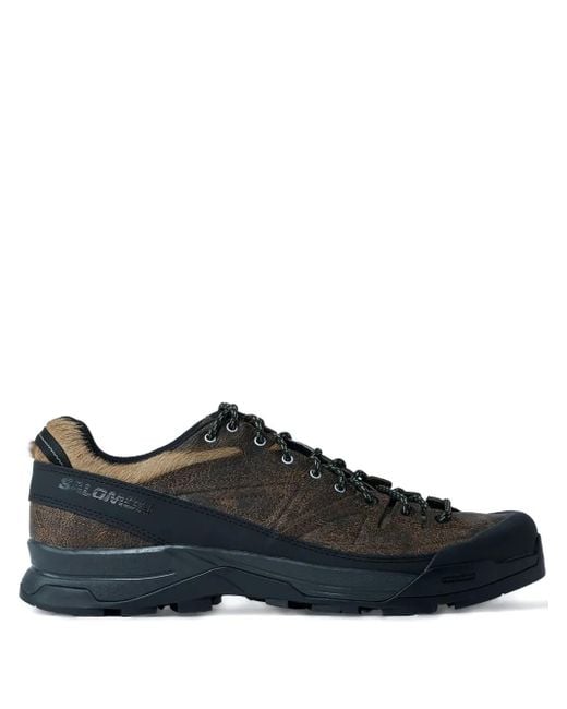 Salomon Black X-Alp Lace-Up Sneakers