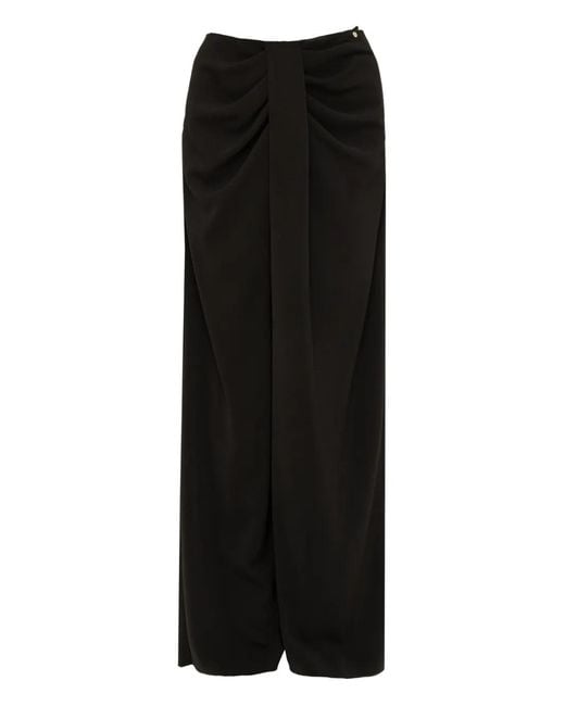 Nissa Black Side-Pockets Pants