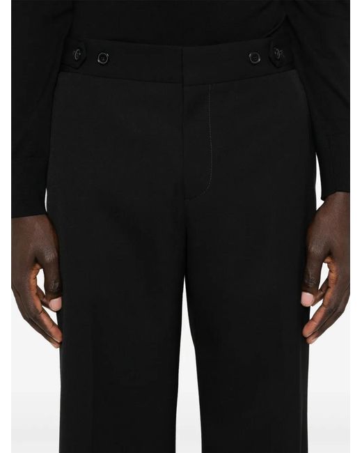Off-White c/o Virgil Abloh Black Straight-Leg Trousers for men