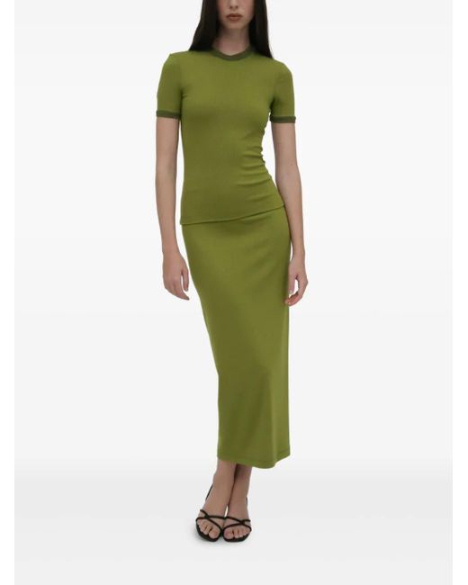 T-Shirt di Rosetta Getty in Green