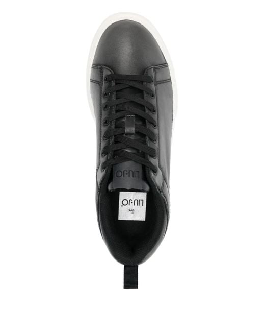 Liu Jo Gray Lace-Up Platform Sneakers for men