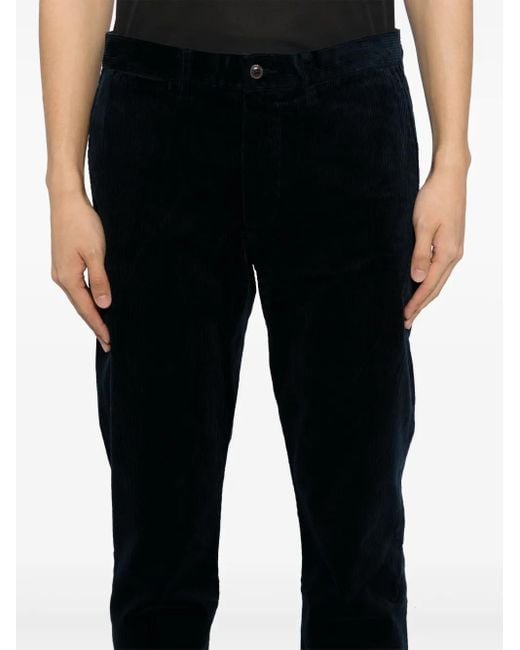 Polo Ralph Lauren Black Corduroy Straight Trousers for men
