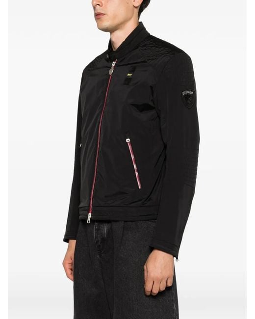 Blauer Black Thayer Zip Jacket for men
