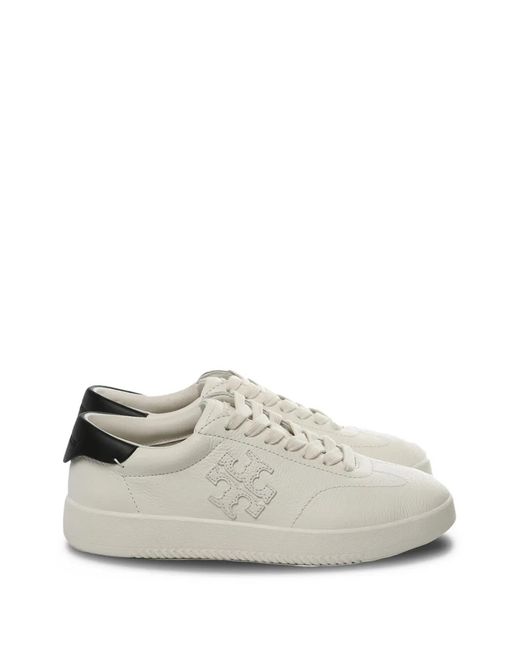 Tory Burch White Phoenix Logo Sneakers