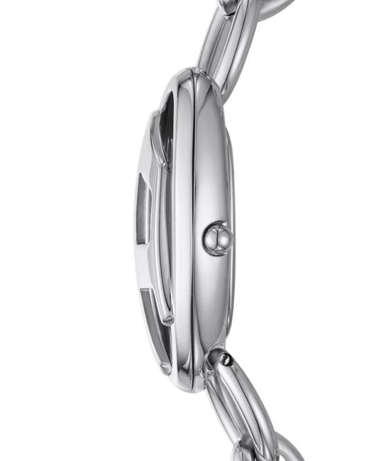 DIESEL White D-Era Two-Hand Stainless Steel Watch