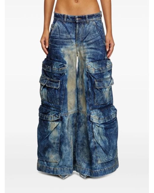 Vaqueros D-Giappo de x Damiano David DIESEL de color Blue