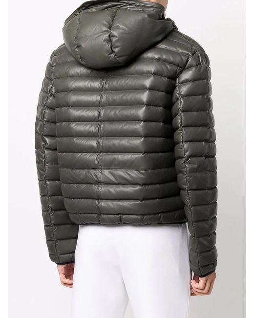 Emporio Armani Multicolor Padded Down Hooded Jacket for men