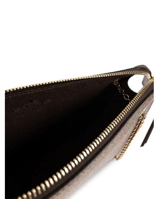 Etro Brown Arnica Paisley-Print Shoulder Bag