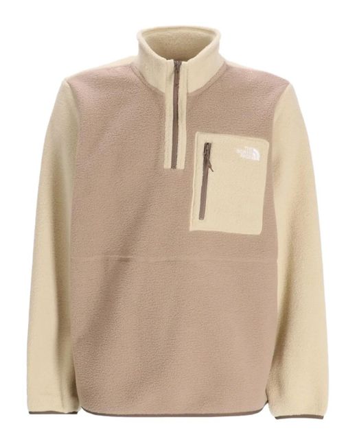 The North Face Natural Yumiori Half-Zip Fleece Sweater for men