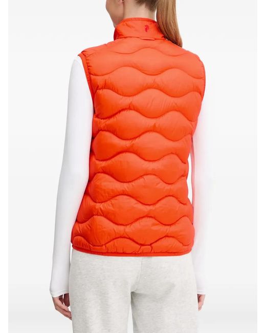 Peak Performance Orange Helium Quilted Zip Jacket