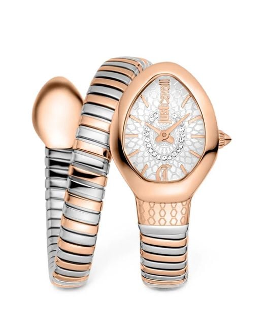 Just Cavalli White Snake 22Mm Watch
