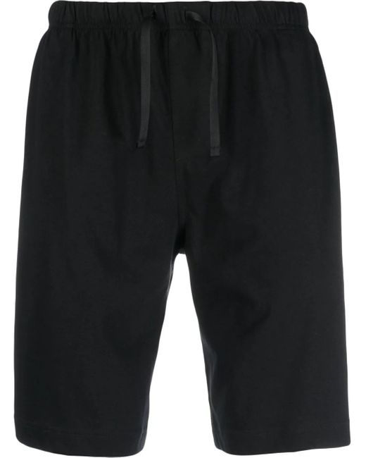 Polo Ralph Lauren Black Polo Pony Cotton Track Shorts for men