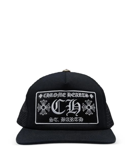 Chrome Hearts Black St. Barth Ch Baseballkappe Mit Patch