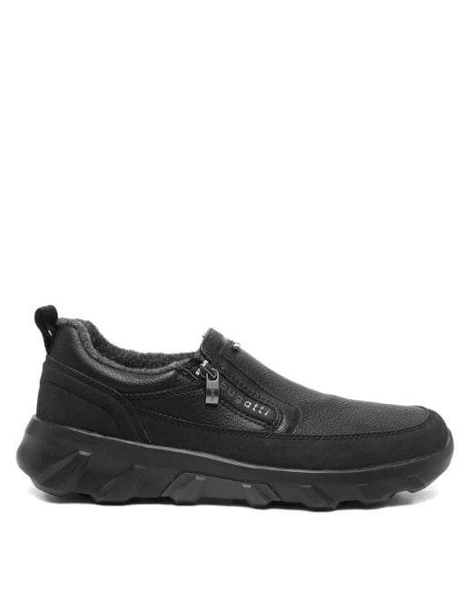 Bugatti Black Zip-Up Sneakers for men